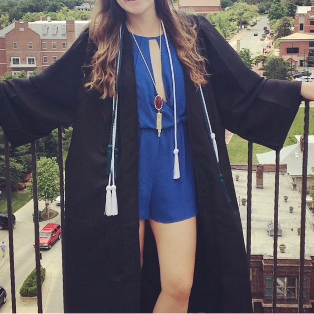 Lush blue shorts romper